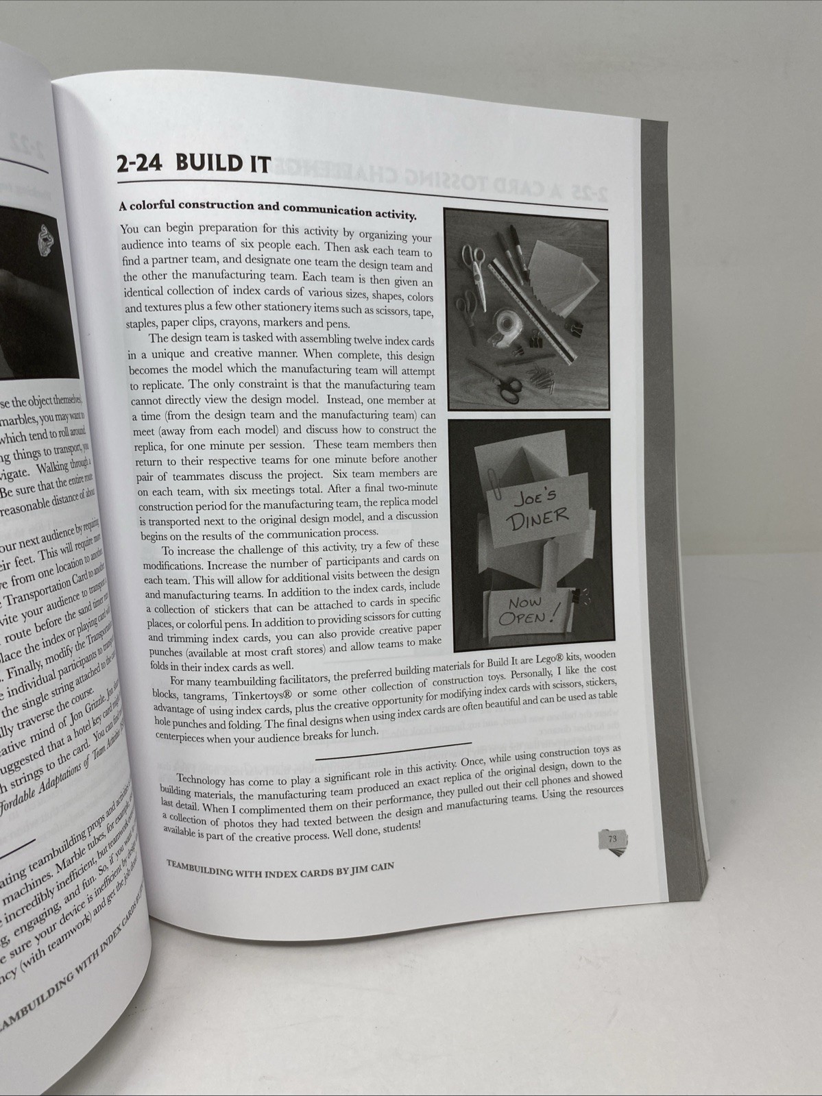 Teambuilding with Index Cards by James Cain (2019, Trade Paperback)