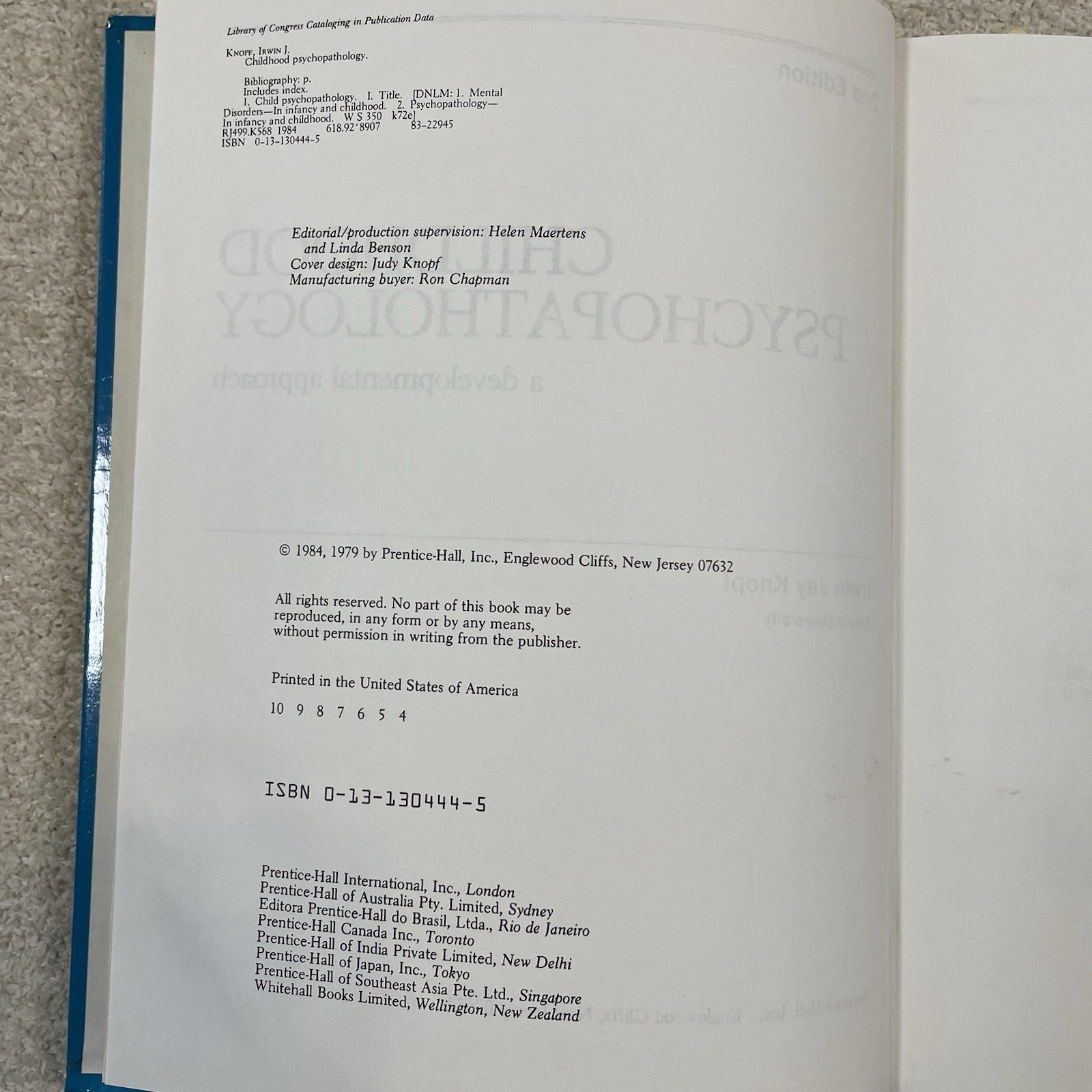 Childhood Psychopathology 2nd Edition