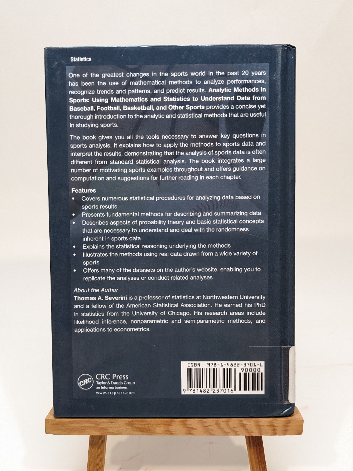 Analytic Methods in Sports : Using Mathematics and Statistics to Understand Data