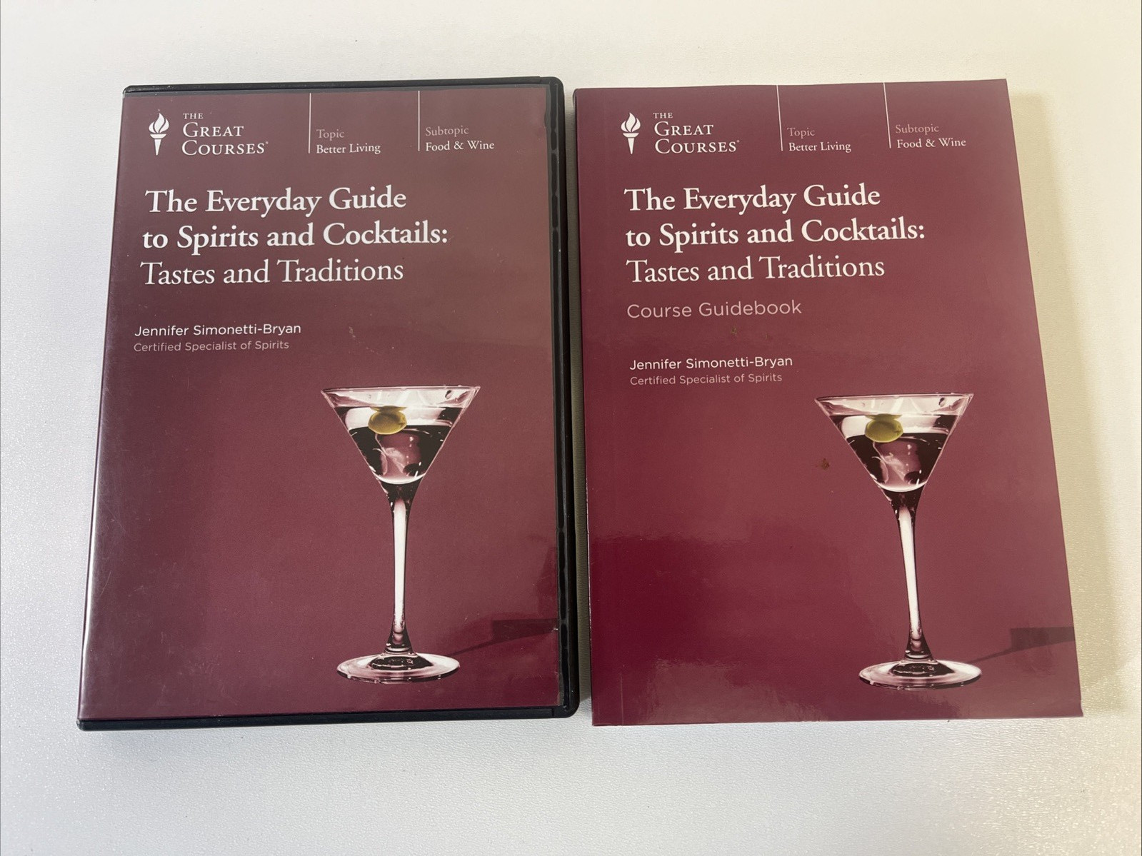 The Great Courses The Everyday Guide to Spirits and Cocktails Book and 2 DVD Set
